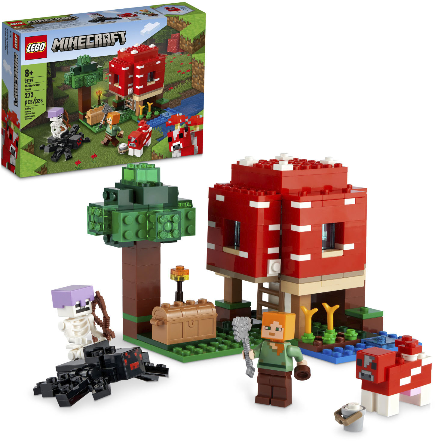Nikke Læge Gøre en indsats LEGO Minecraft The Mushroom House 21179 6379564 - Best Buy