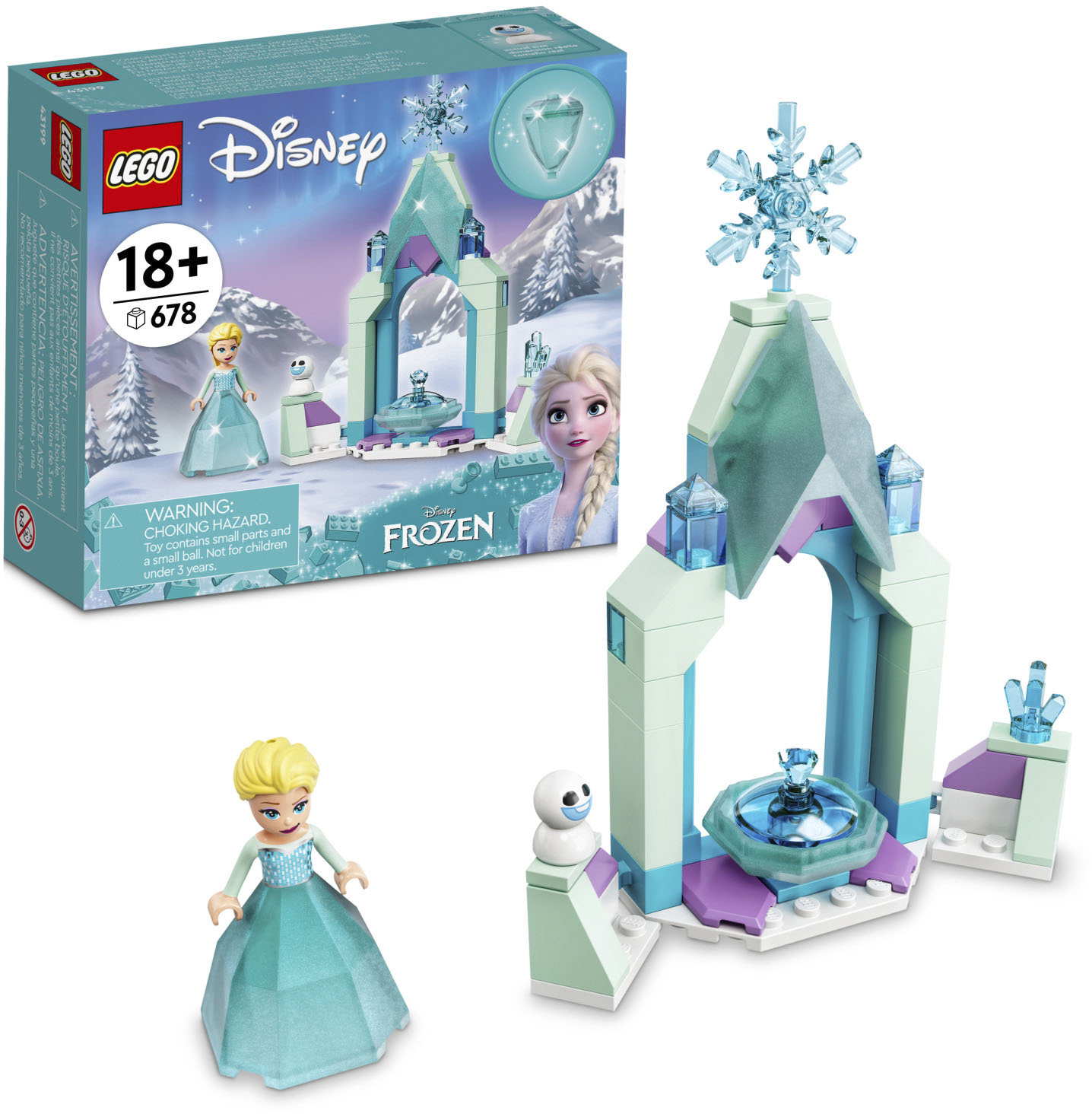 LEGO Disney Princess Elsas Castle Courtyard 43199 6379017 - Best Buy