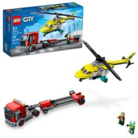 LEGO - City Great Vehicles Rescue Helicopter Transport 60343 - Front_Zoom