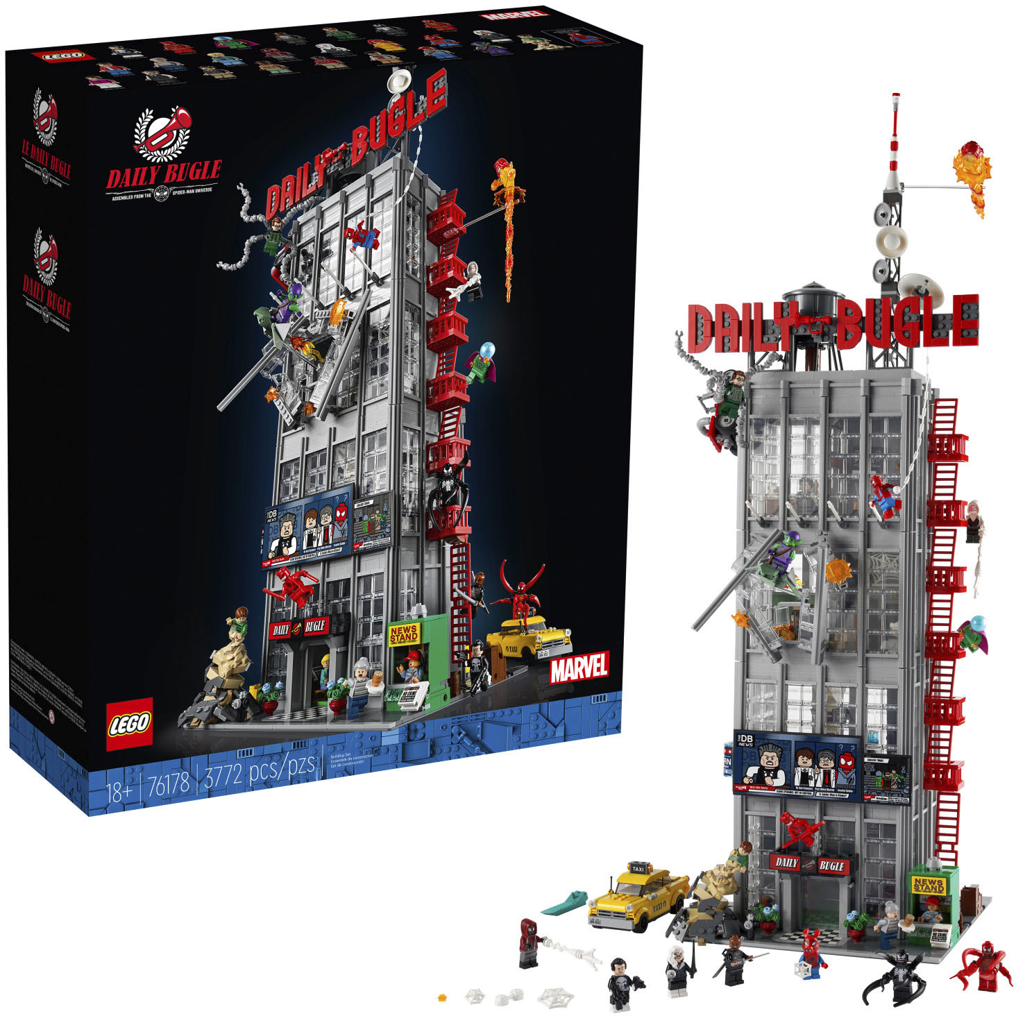 LEGO Marvel Spider-Man Daily Bugle 76178 Building Kit (3,772 Pieces)  6332627 - Best Buy