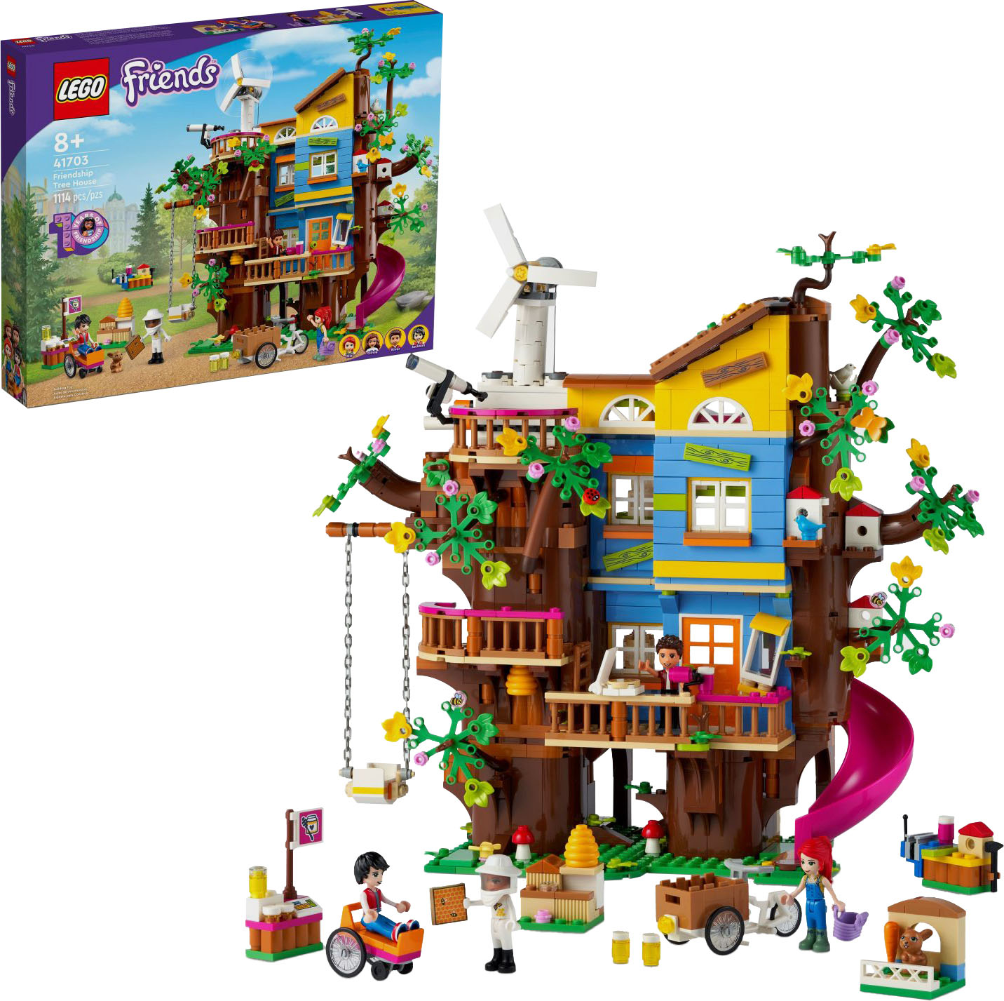 dyr Beskatning permeabilitet LEGO Friends Friendship Tree House 41703 6379083 - Best Buy