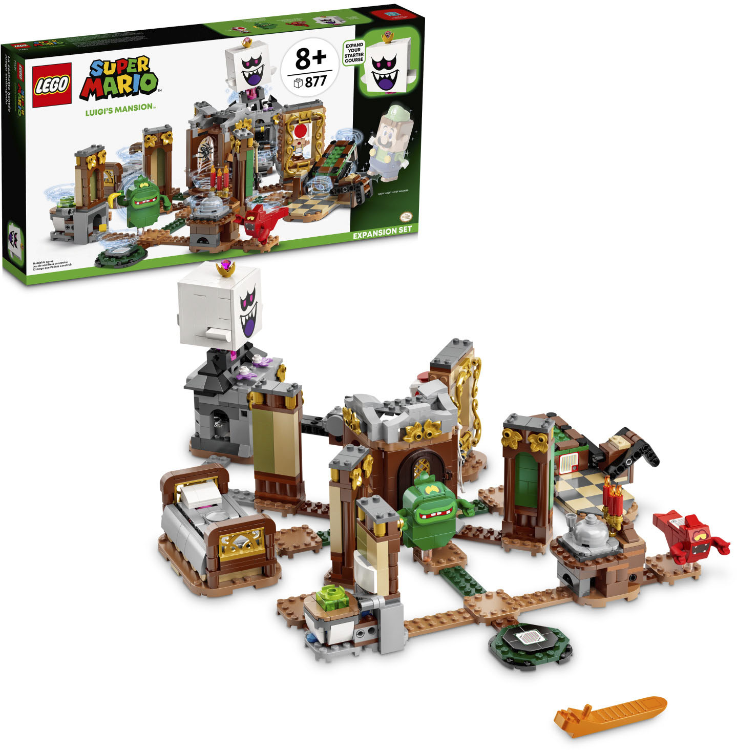 møl madlavning Articulation LEGO Super Mario Luigis Mansion Haunt-and-Seek Expansion Set 71401 6379530  - Best Buy