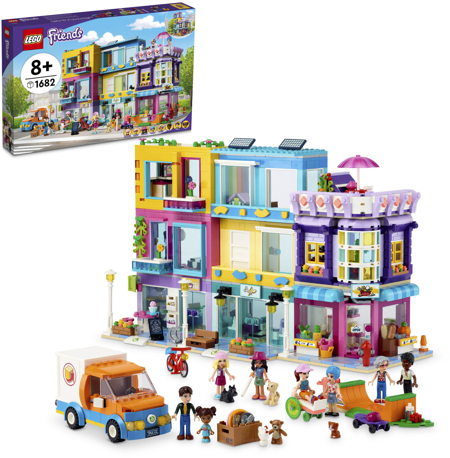 helvede Tidlig sort LEGO Friends Main Street Building 41704 6379084 - Best Buy