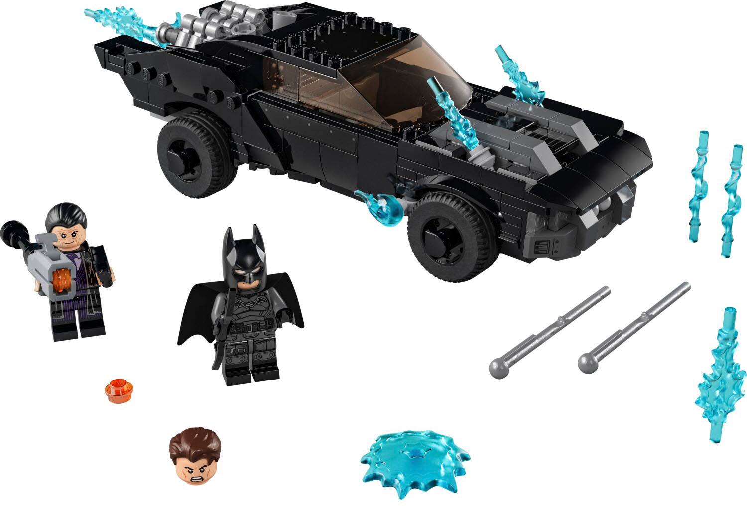 Angle View: LEGO - Super Heroes Batmobile: The Penguin Chase 76181