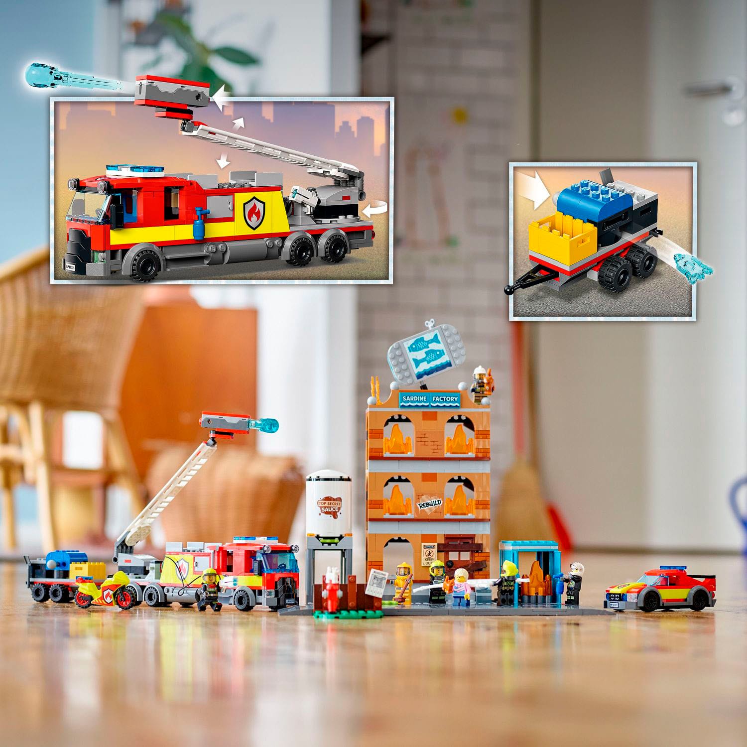 Lego discount bomberos city