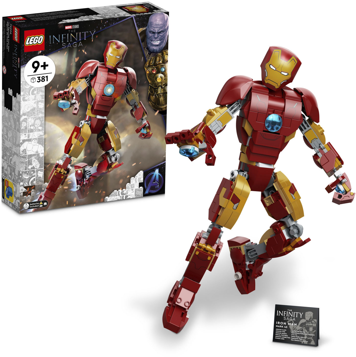 LEGO Marvel Super Heroes Minifigure - Iron Man Tazer Armor - Extra Extra  Bricks