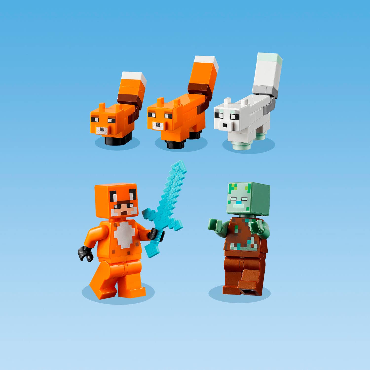 Alt View 12. LEGO - Minecraft The Fox Lodge 21178.