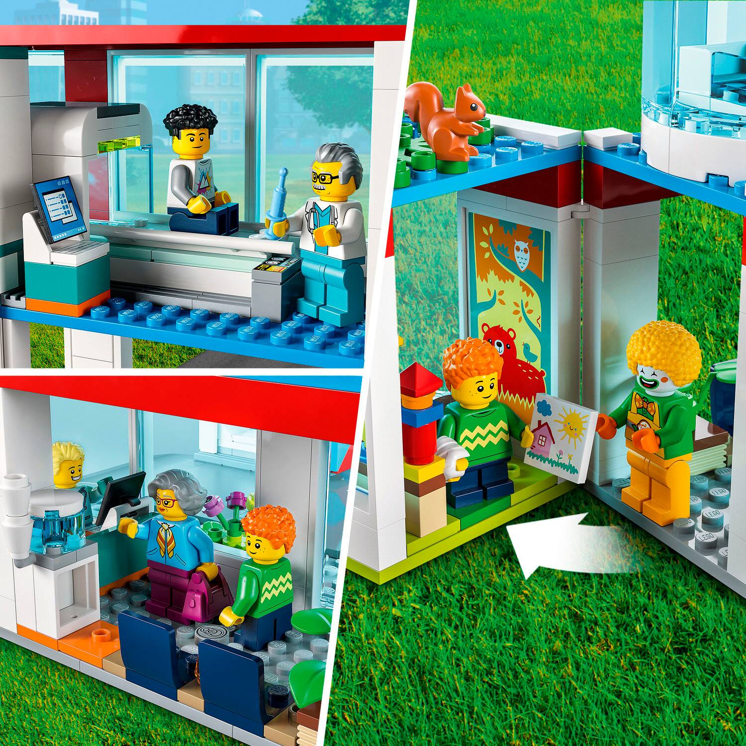 Angle. LEGO - City Hospital 60330.