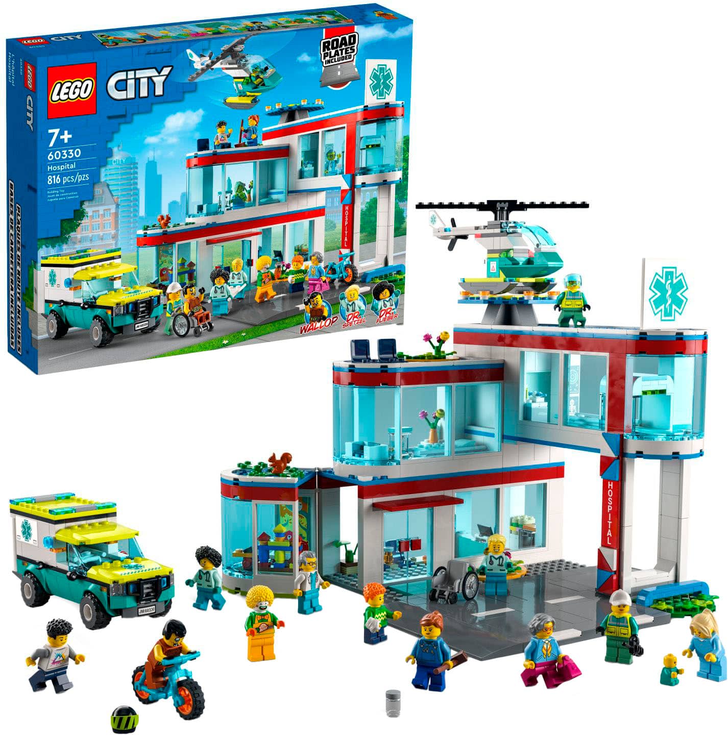 Front. LEGO - City Hospital 60330.