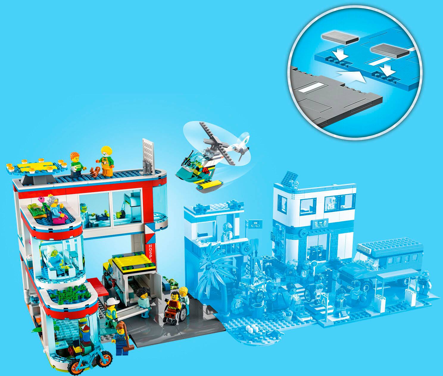 Left. LEGO - City Hospital 60330.