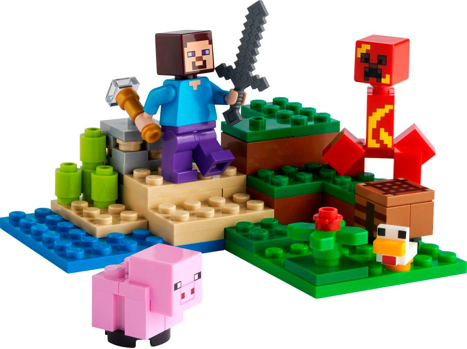 Best Buy LEGO Minecraft The Creeper Ambush 21177 6379560