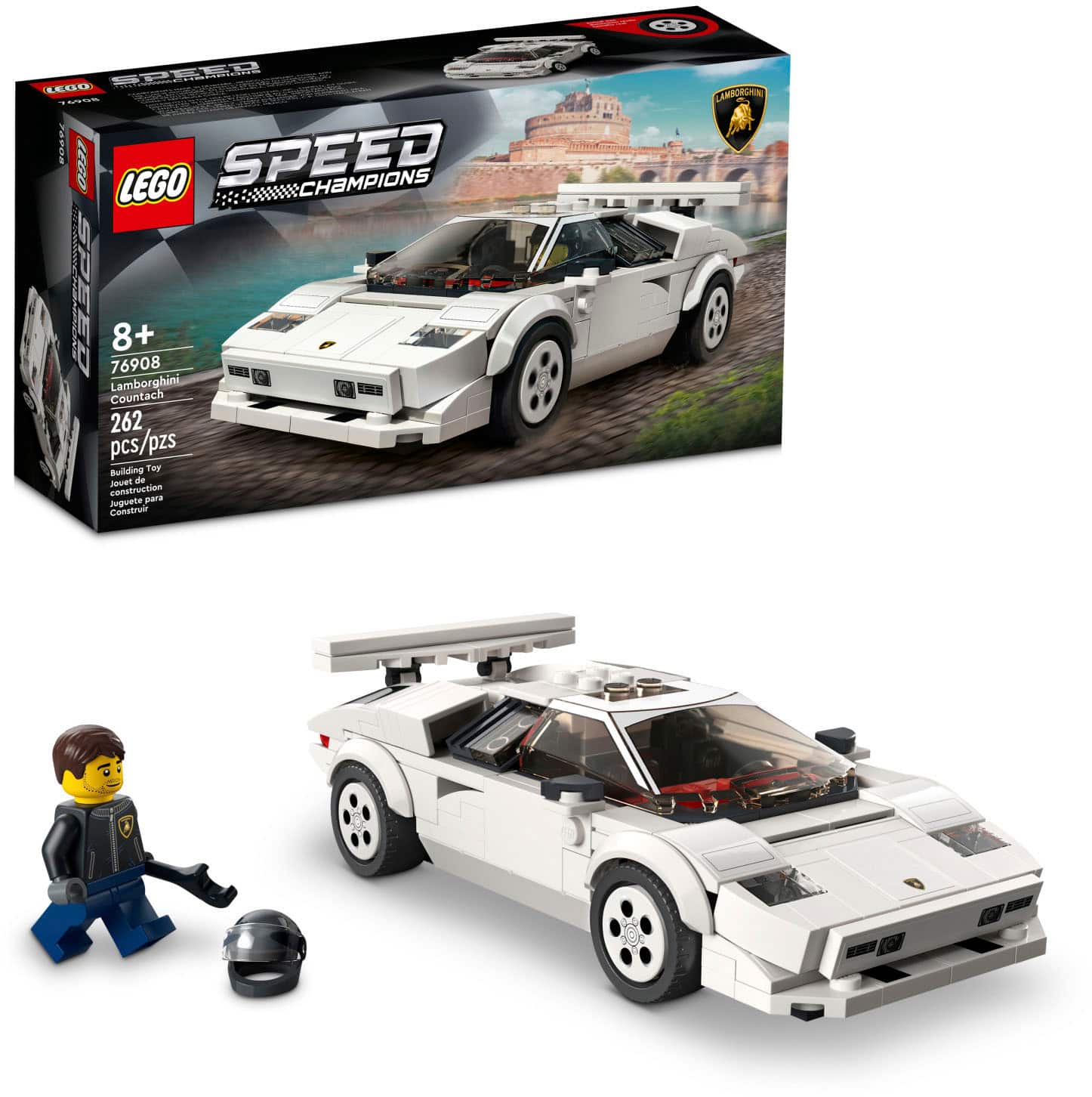 LEGO Speed Champions Lamborghini Countach 76908 6379691 - Best Buy LEGO Speed Champions Lamborghini Countach 76908 6379691 - Best Buy