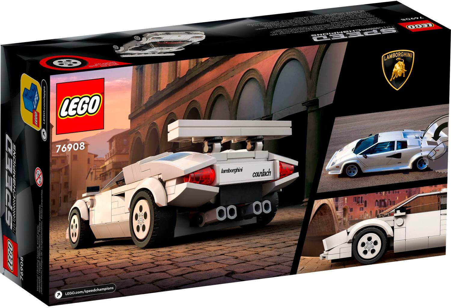 Alt View 11. LEGO - Speed Champions Lamborghini Countach 76908.