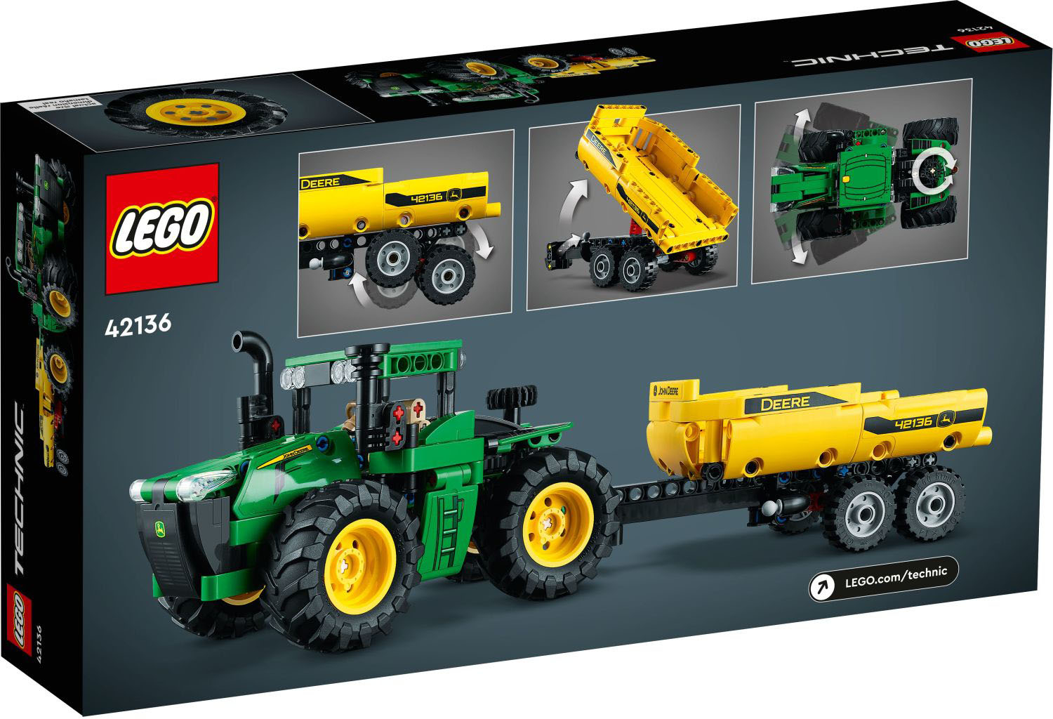 LEGO Technic John Deere 9620R Tractor Model Building Kit (390 6379483 - Best Buy