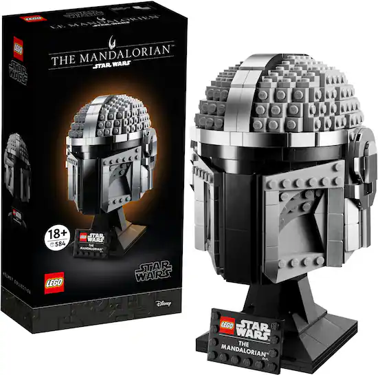 LEGO Star Wars The Mandalorian Helmet 75328 6378933 Best Buy