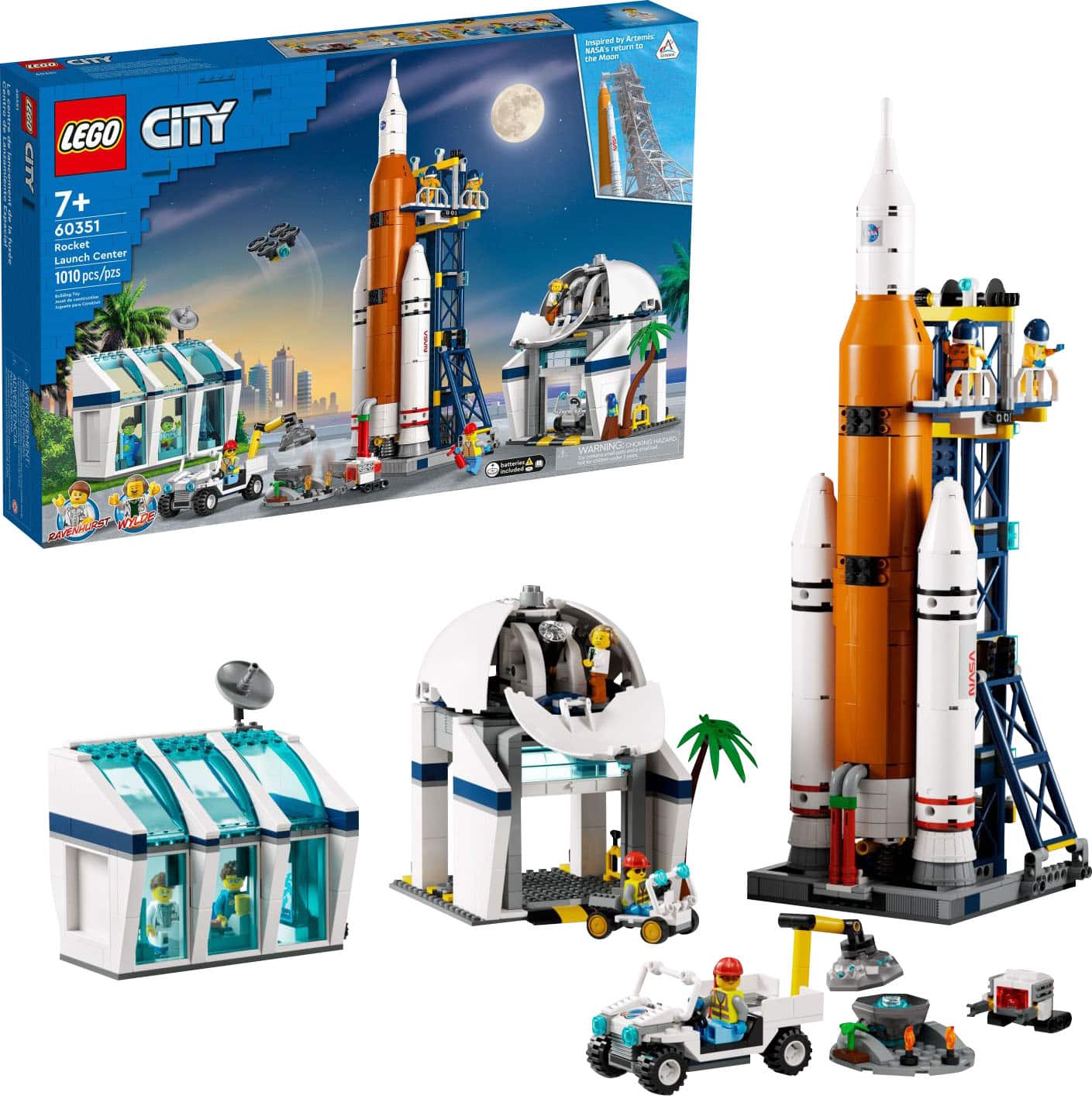 Front. LEGO - City Rocket Launch Center 60351.