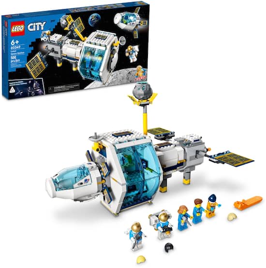 LEGO City Space Lunar Space Station 60349 6379674 Best Buy