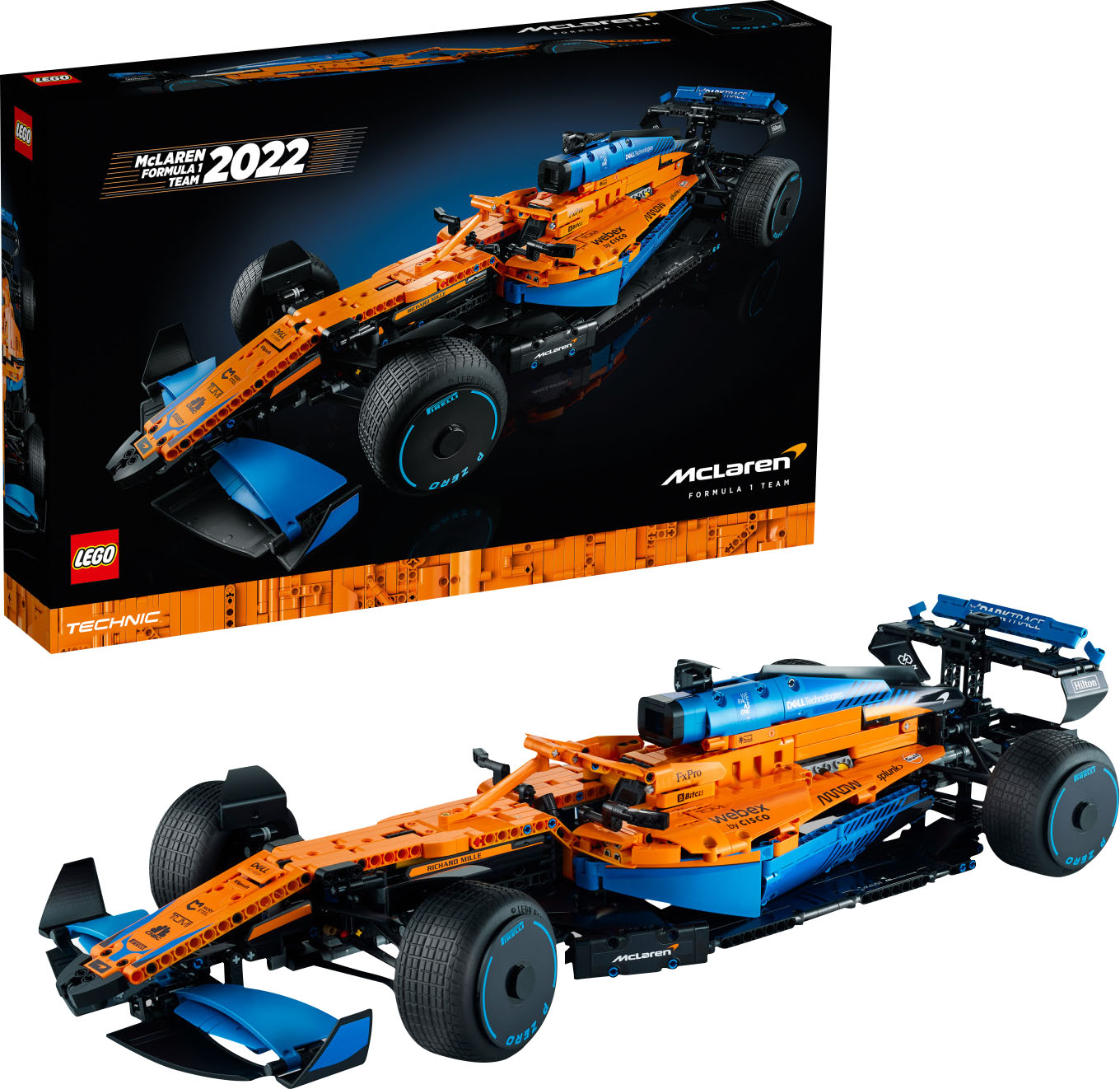 Teenageår Samle Avl LEGO Technic McLaren Formula 1 Race Car 42141 Model Building Kit (1,432  Pieces) 6379491 - Best Buy