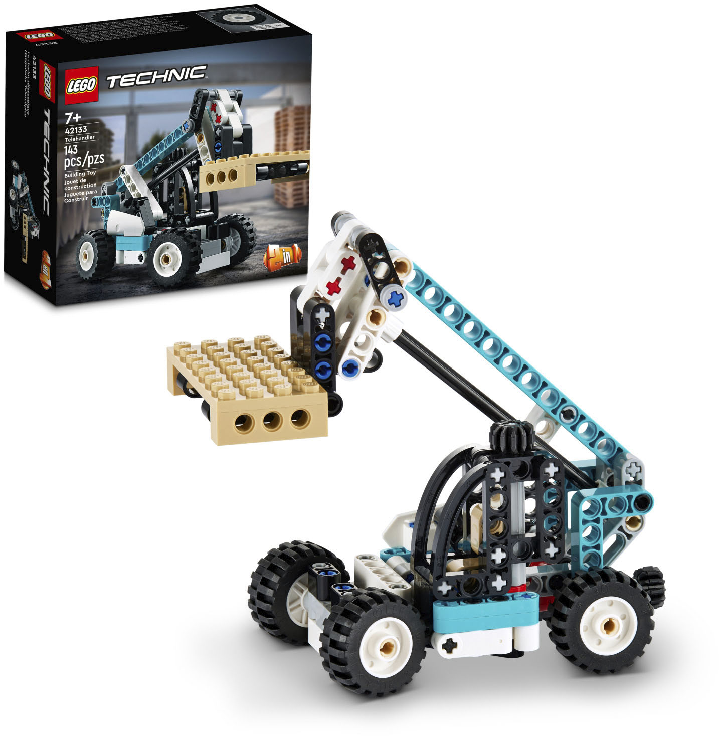 mave Urimelig Overvåge LEGO Technic Telehandler 42133 Model Building Kit (143 Pieces) 6370978 -  Best Buy