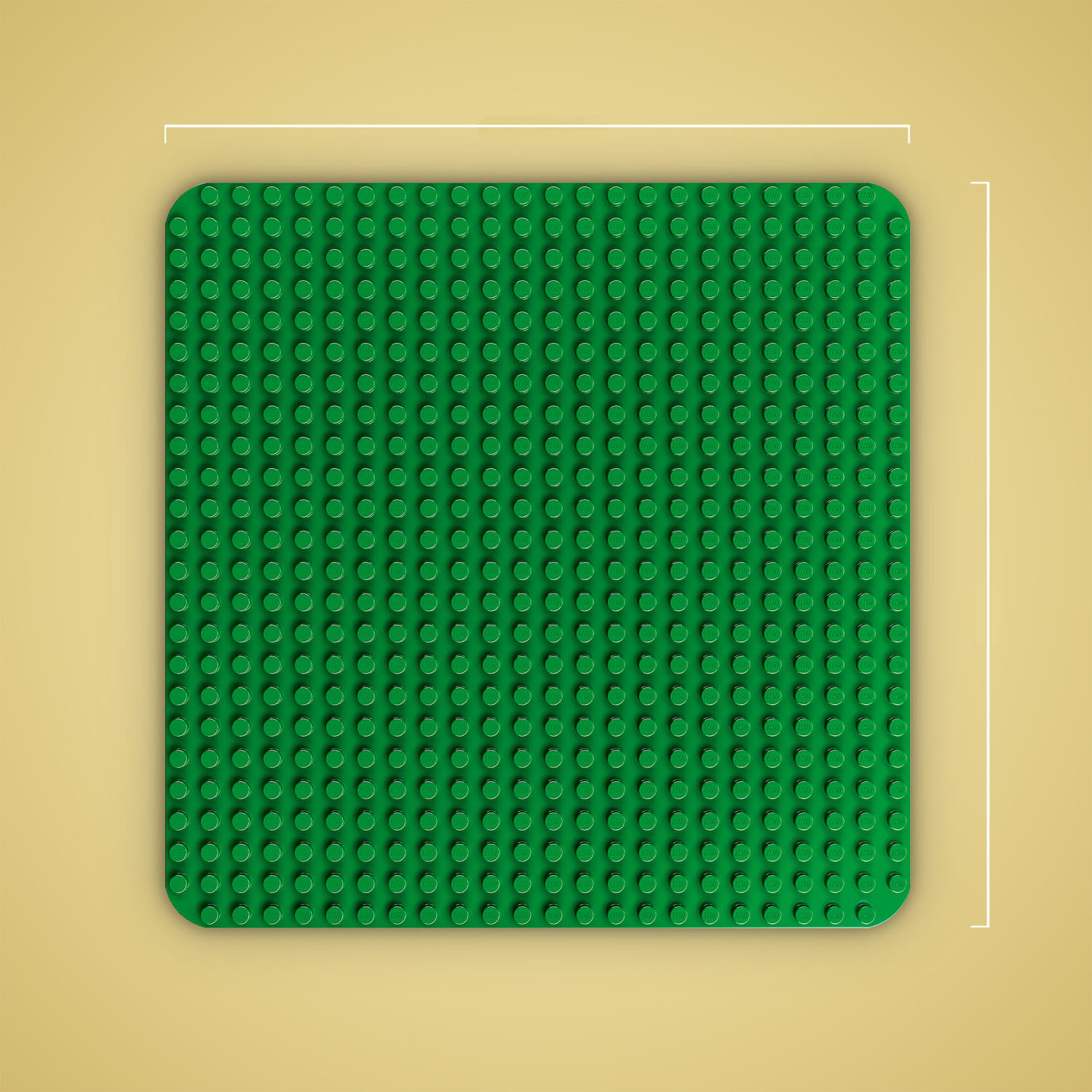 2 Lego Duplo Large Base Board Green Plate 15 x 15 24 x 24 Pegs Studs  34278