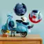 Alt View 11. LEGO - Vespa 125 10298 Building Kit (1,106 Pieces).