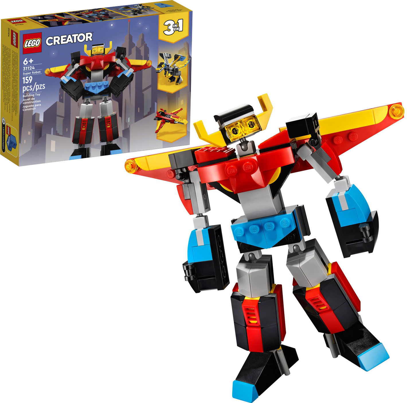LEGO Creator 3in1 Super Robot 31124 Building Kit (159 Pieces) 6371103 -  Best Buy