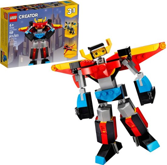 LEGO Creator 3in1 Super Robot 31124 Building Kit (159 Pieces) 6371103 Best Buy