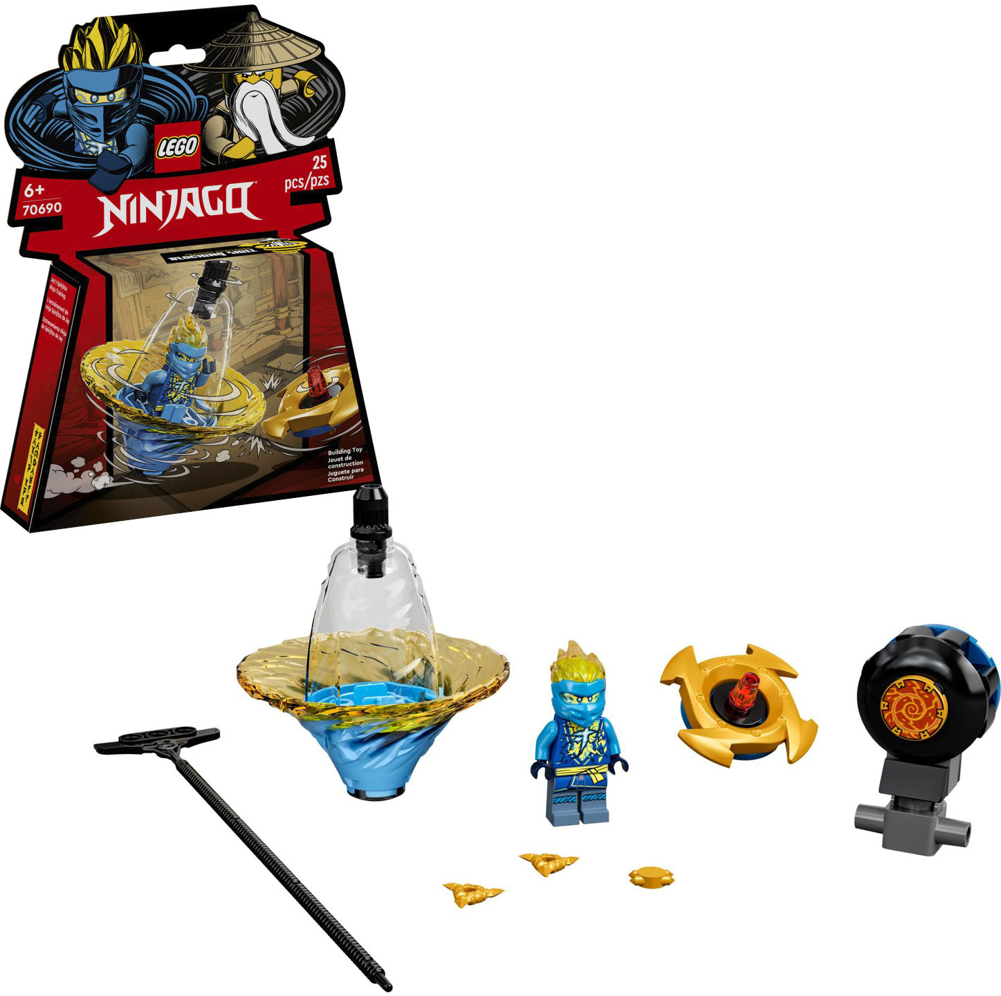 advocaat schandaal Zweet LEGO NINJAGO Jays Spinjitzu Ninja Training 70690 Building Kit (25 Pieces)  6378907 - Best Buy