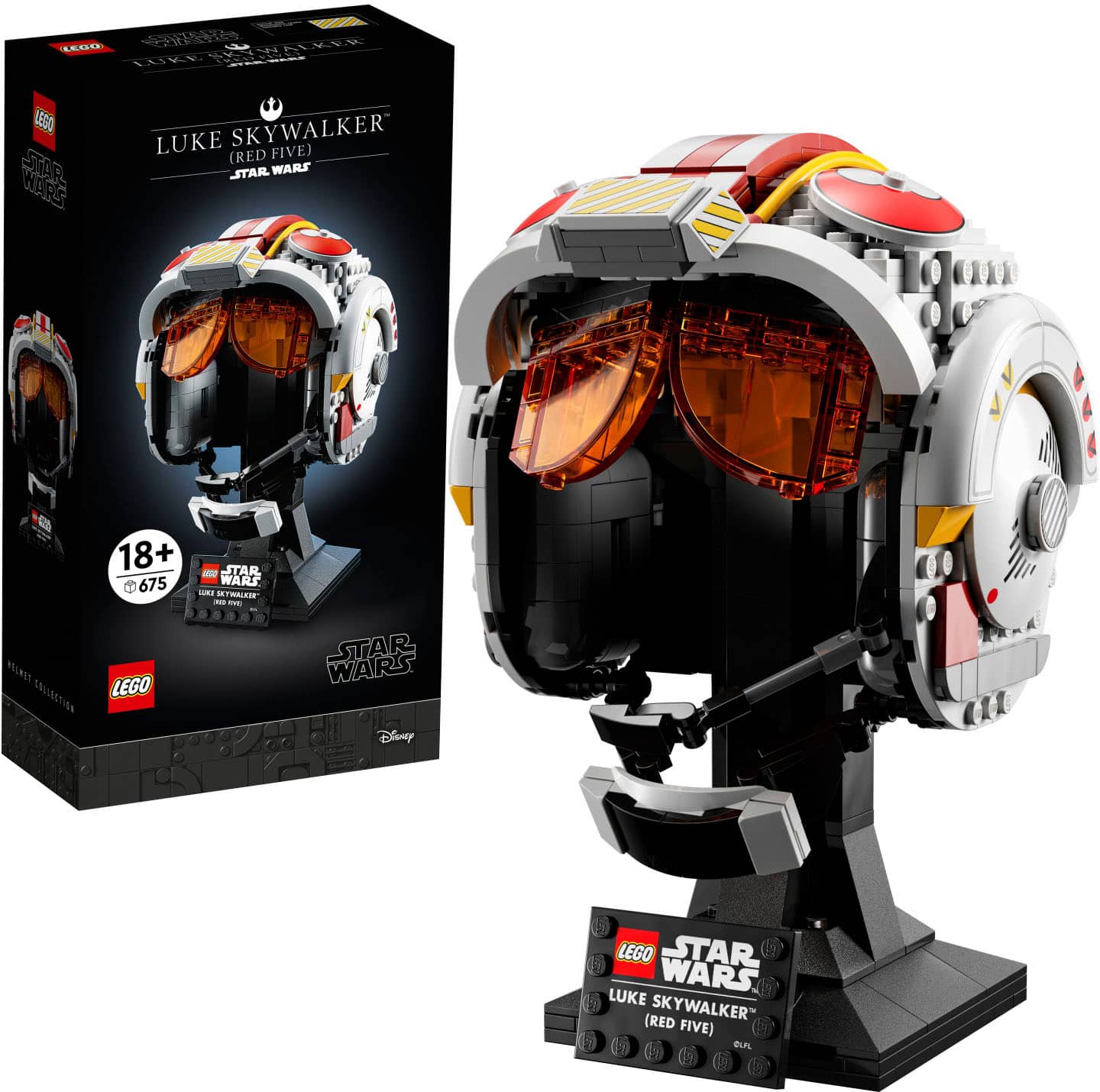 LEGO - Star Wars Luke Skywalker (Red Five) Helmet 75327 - Front_Zoom