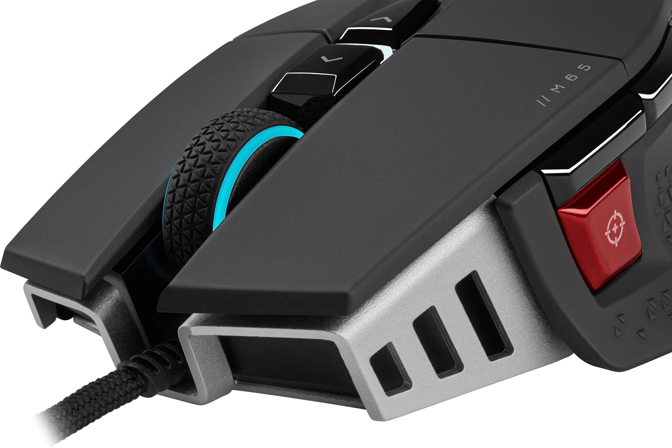 Alt View 14. CORSAIR - M65 RGB Ultra Wired Optical Gaming Mouse with Adjustable Weights - Black.