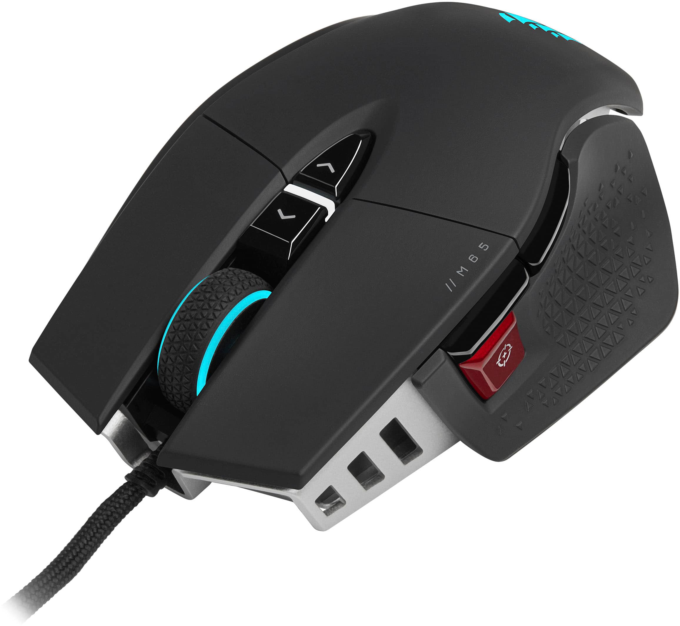 Alt View 16. CORSAIR - M65 RGB Ultra Wired Optical Gaming Mouse with Adjustable Weights - Black.