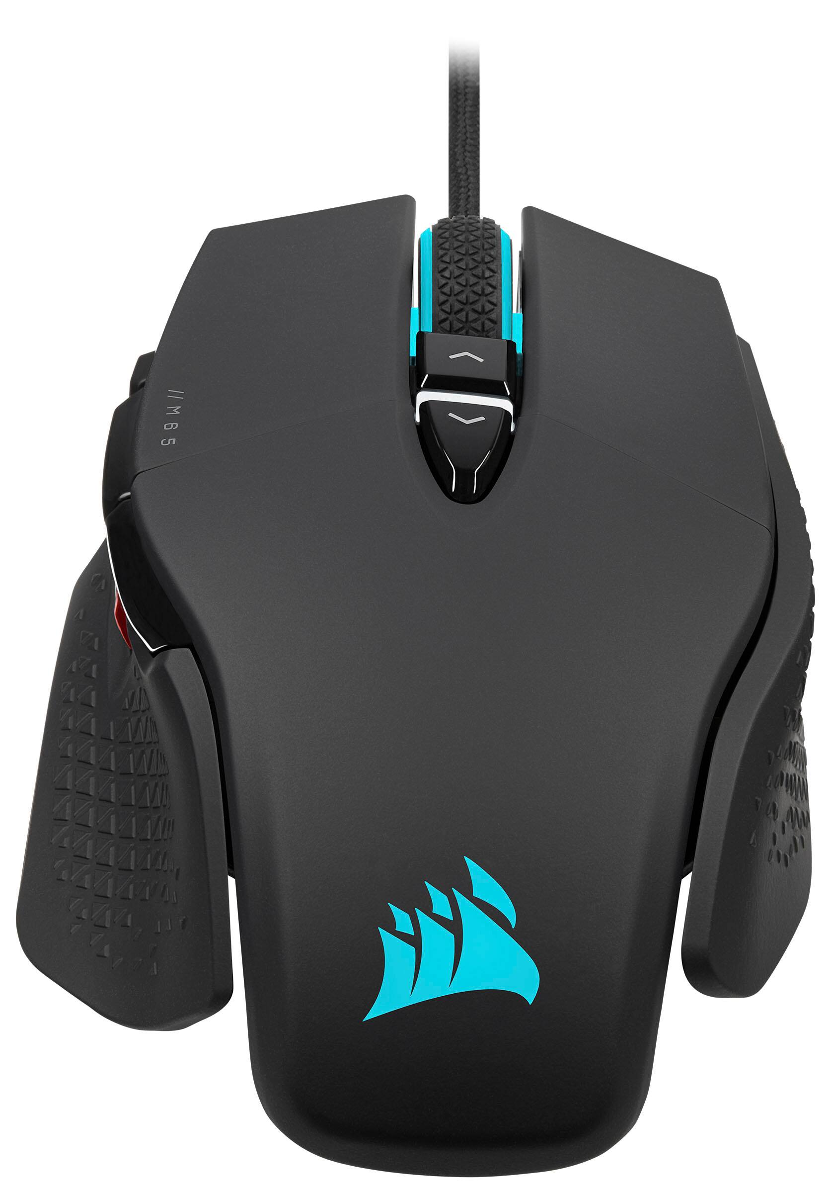 Alt View 19. CORSAIR - M65 RGB Ultra Wired Optical Gaming Mouse with Adjustable Weights - Black.