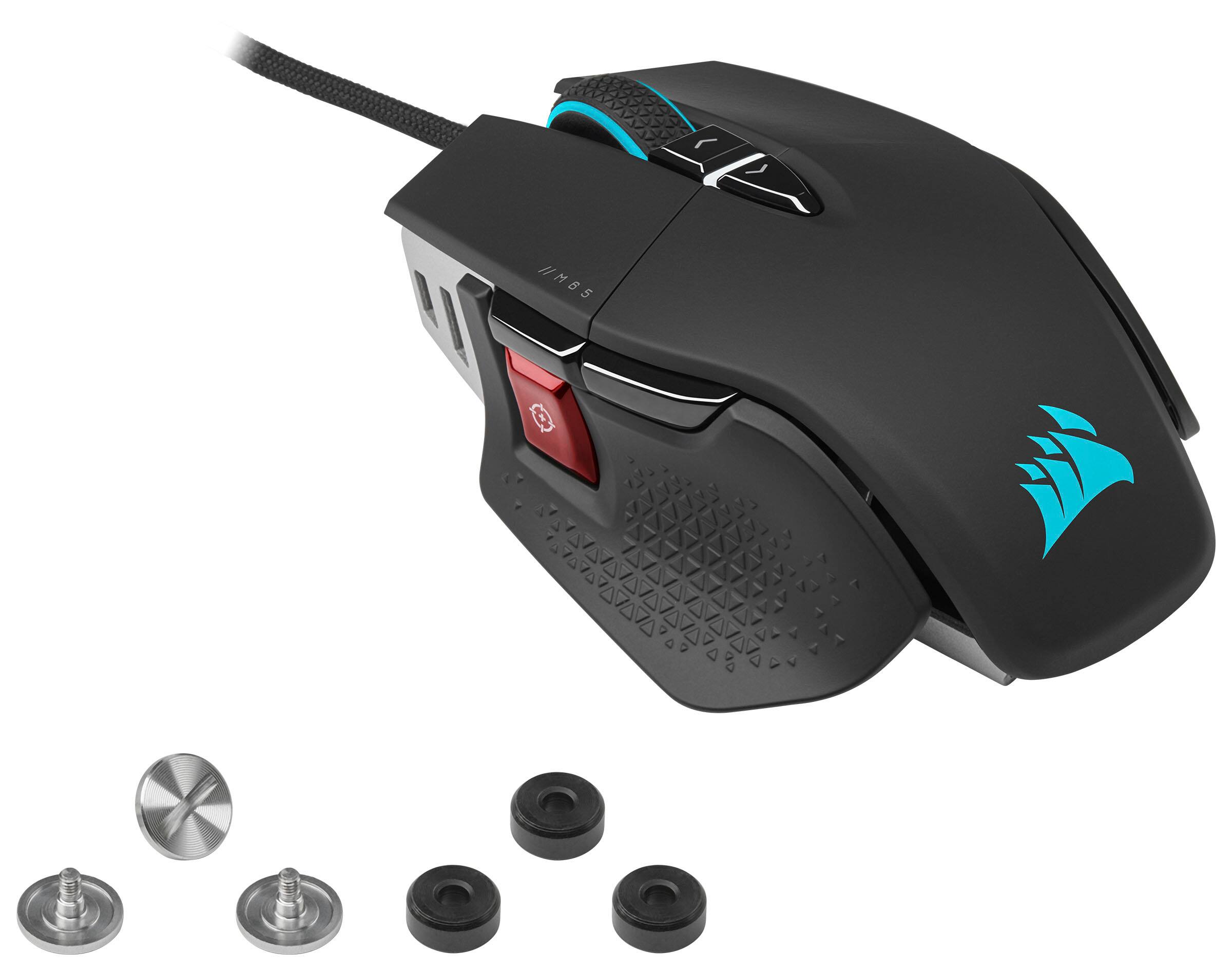 Alt View 20. CORSAIR - M65 RGB Ultra Wired Optical Gaming Mouse with Adjustable Weights - Black.
