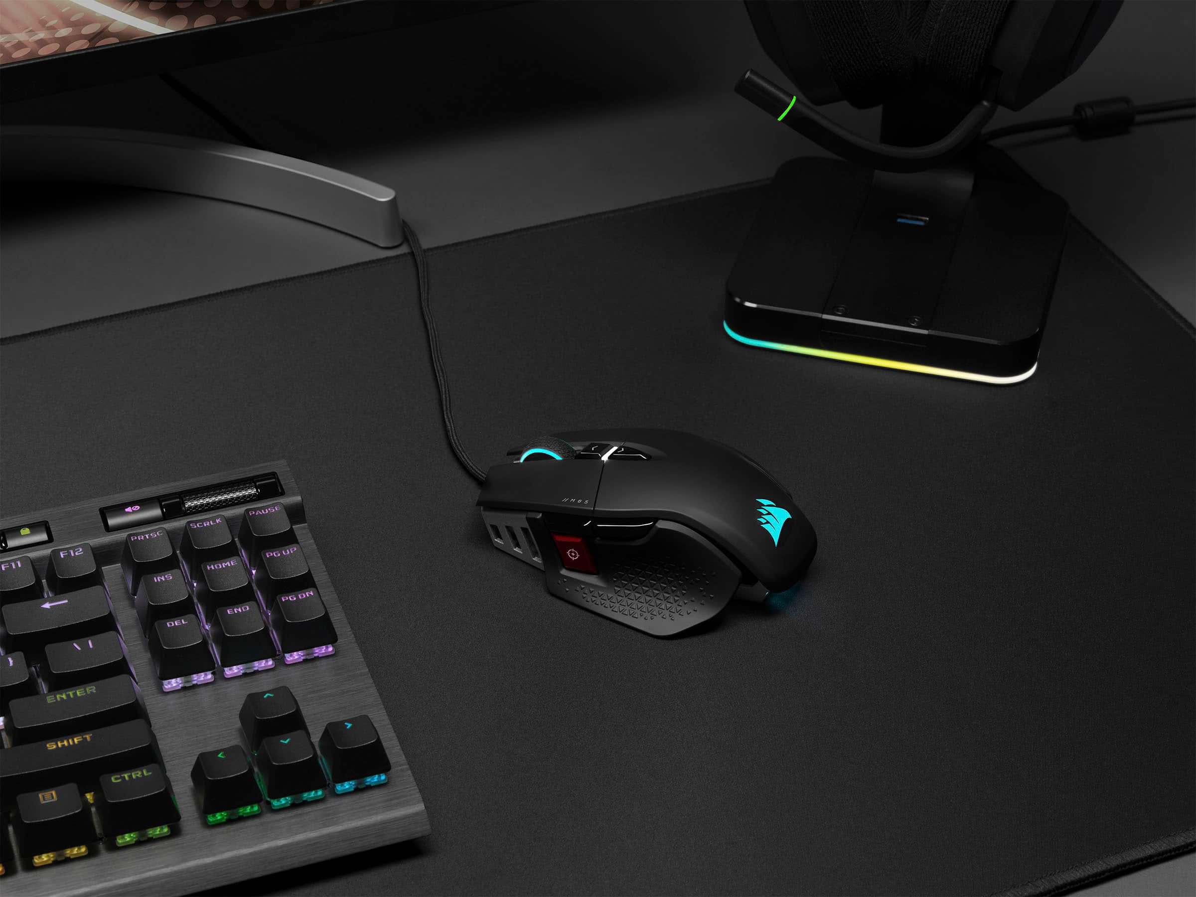 Alt View 21. CORSAIR - M65 RGB Ultra Wired Optical Gaming Mouse with Adjustable Weights - Black.