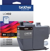 Brother - LC401BK Standard Yield Ink Cartridge - Black - Front_Zoom