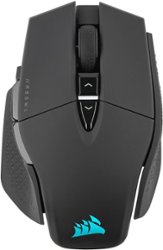 CORSAIR - M65 Ultra Wireless Optical Gaming Mouse with Slipstream Technology - Black - Front_Zoom