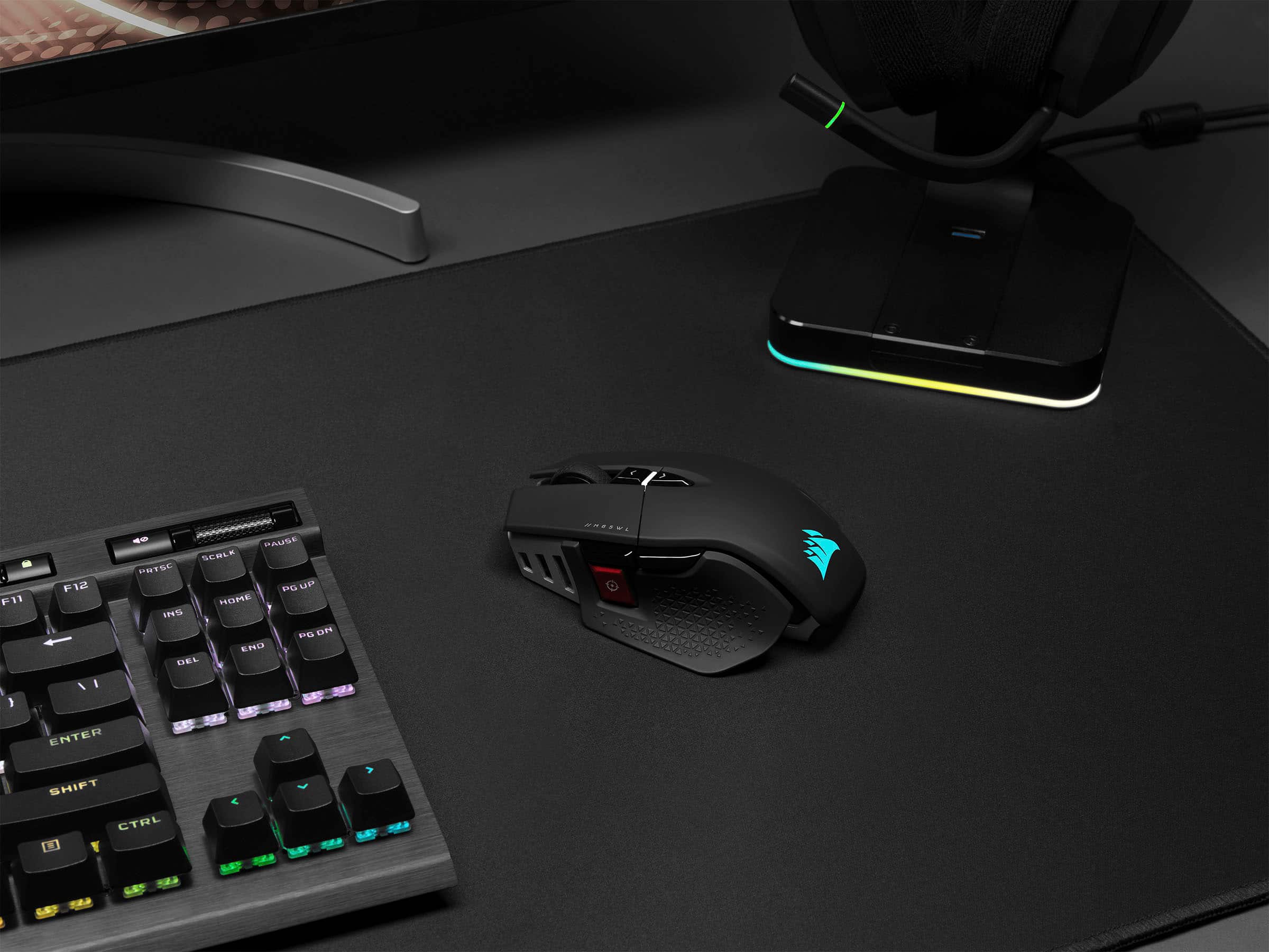 Alt View 19. CORSAIR - M65 Ultra Wireless Optical Gaming Mouse with Slipstream Technology - Black.