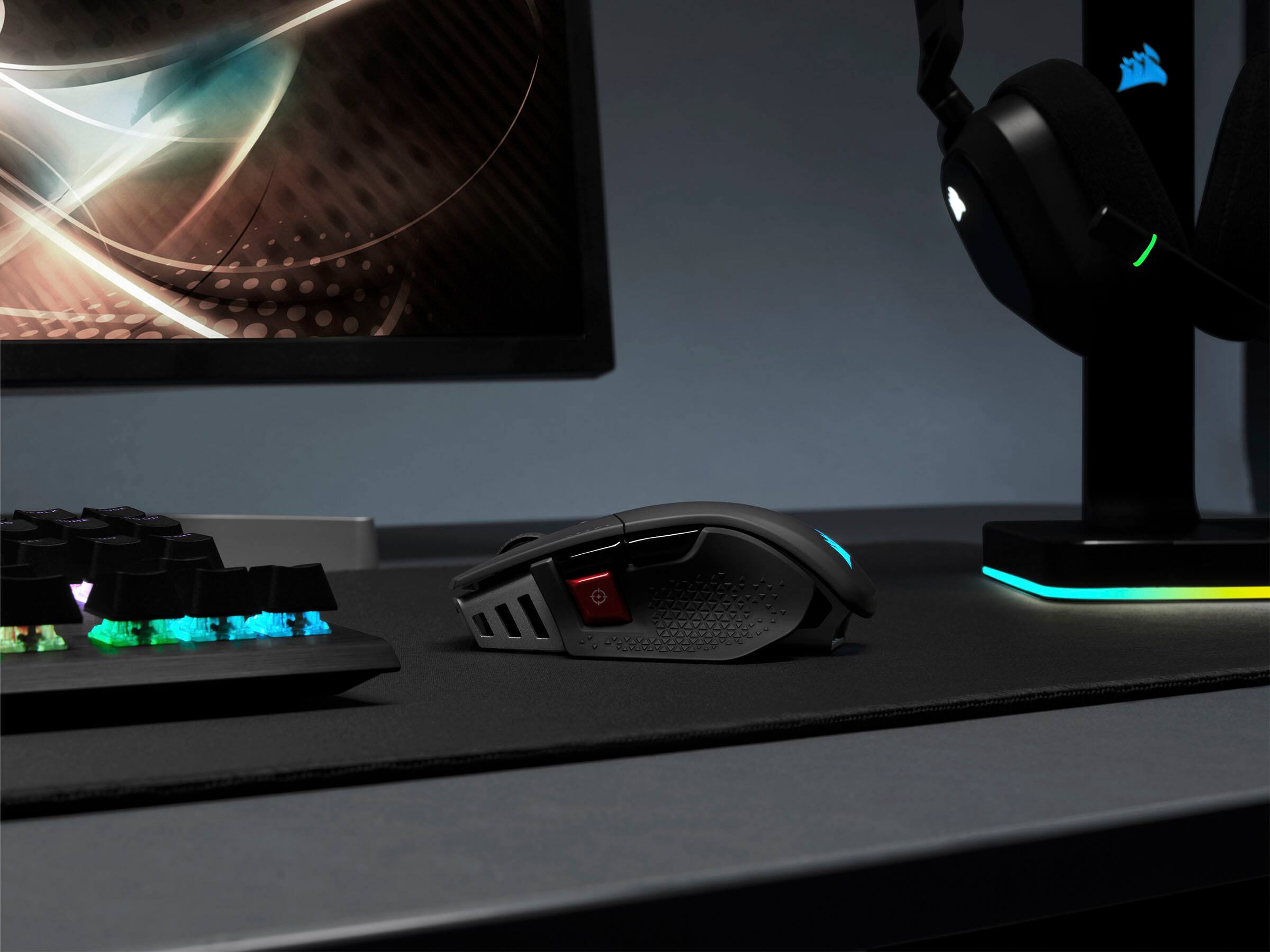 Alt View 22. CORSAIR - M65 Ultra Wireless Optical Gaming Mouse with Slipstream Technology - Black.