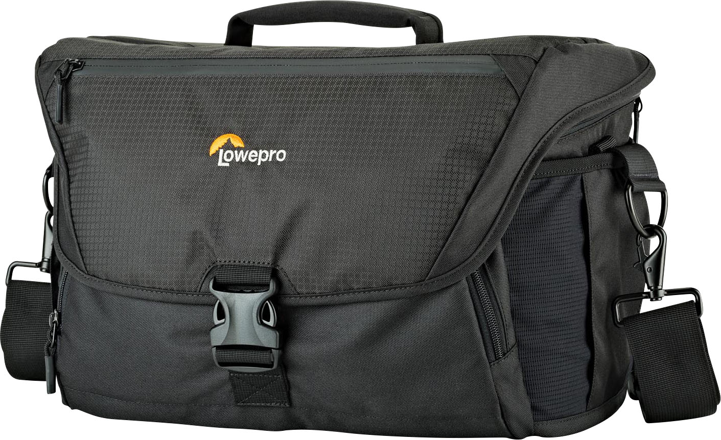 Angle View: Lowepro - Nova 200 AW II Messenger Bag - Black