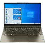 Front Zoom. Lenovo - Yoga 7 14" 2in1 Touchscreen Laptop - Intel Core i7-1165G7 - 12 GB Memory - 512GB SSD - Dark Moss.