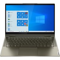 Lenovo - Yoga 7 14" 2in1 Touchscreen Laptop - Intel Core i7-1165G7 - 12 GB Memory - 512GB SSD - Dark Moss - Front_Zoom