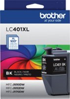 Brother - LC401XLBK High-Yield Ink Cartridge - Black - Front_Zoom