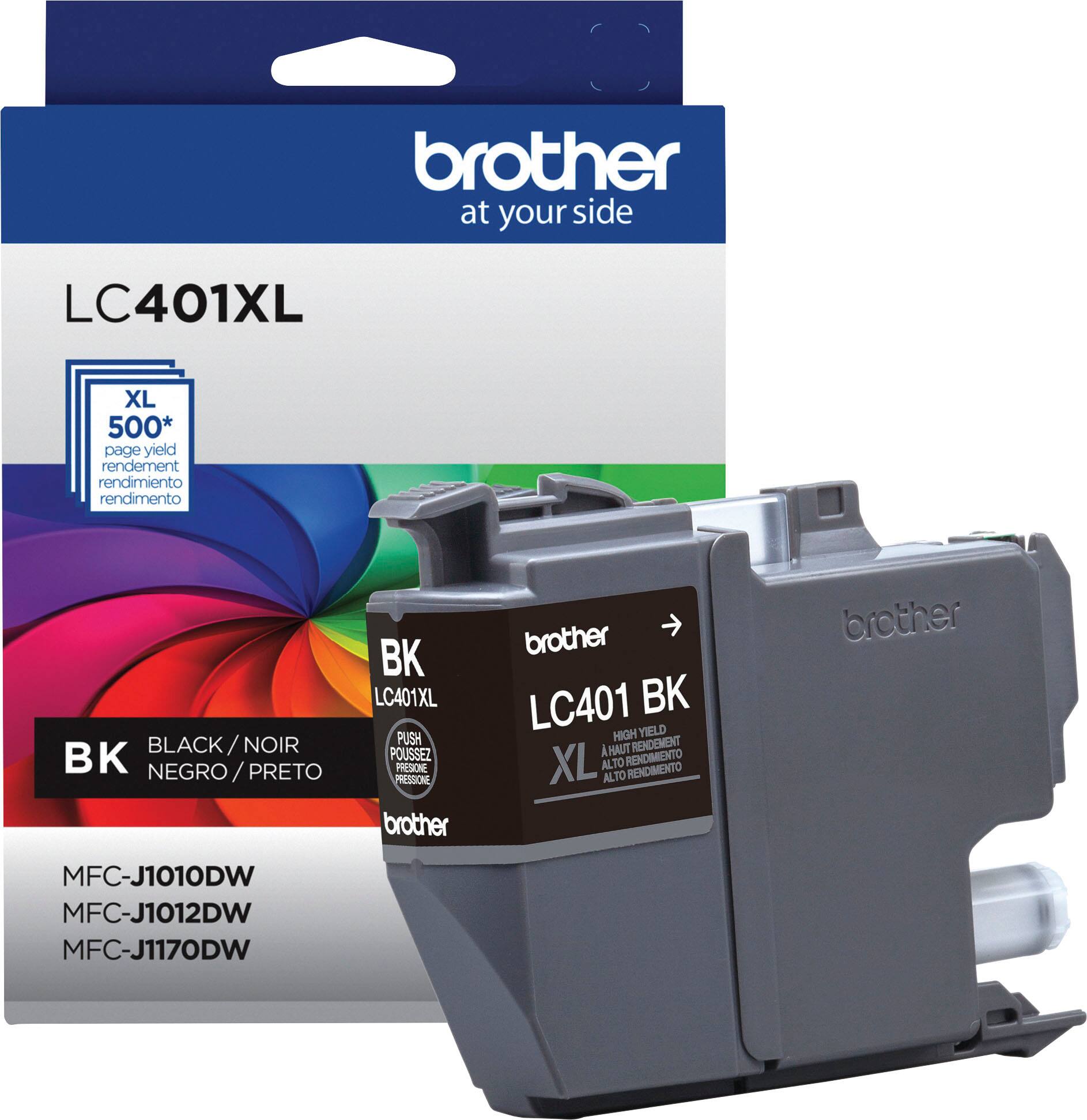 Alt View 1. Brother - LC401XLBK High-Yield Ink Cartridge - Black.