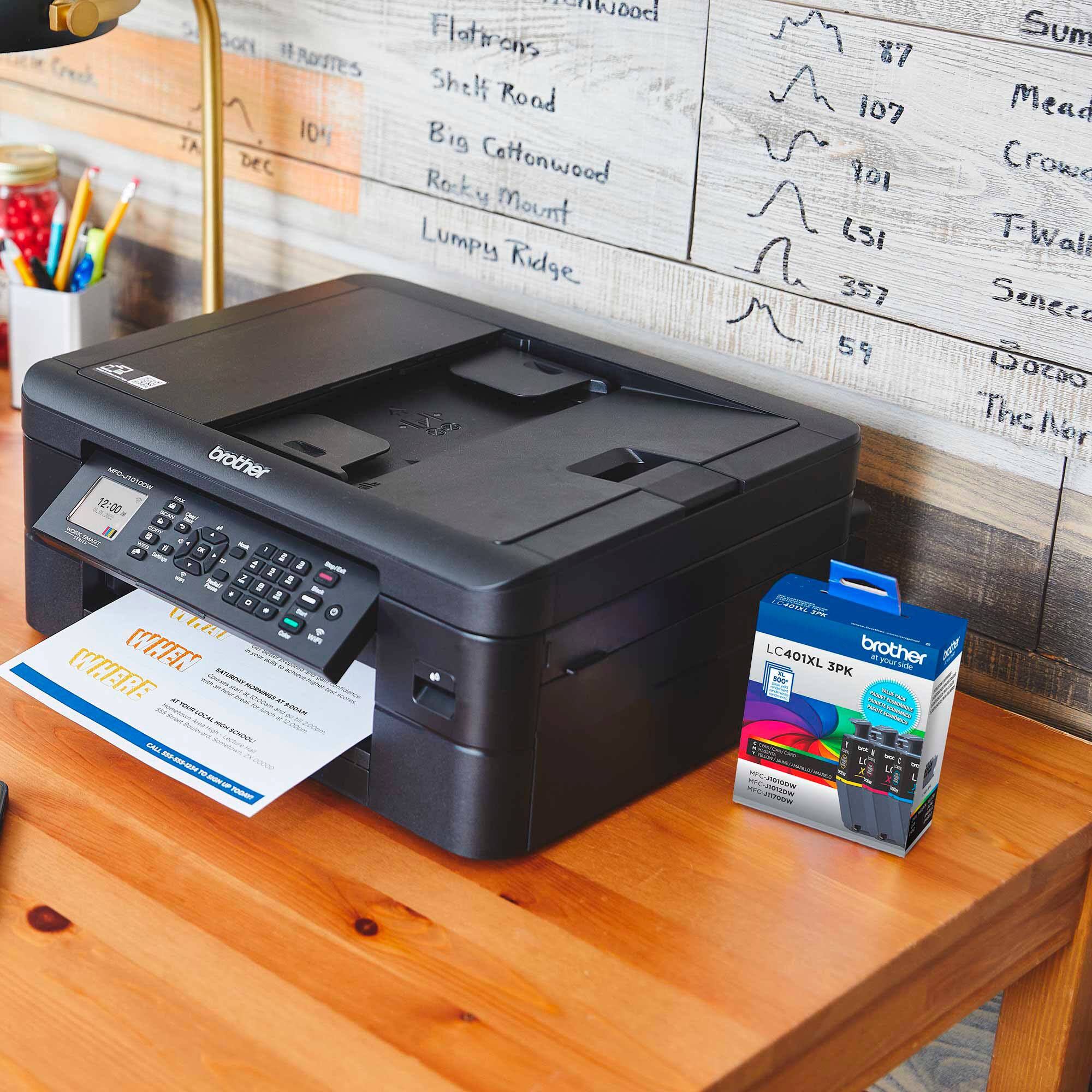 Alt View 11. Brother - LC401XL 3PK High-Yield 3-Pack Color Ink Cartridges - Cyan/Magenta/Yellow.