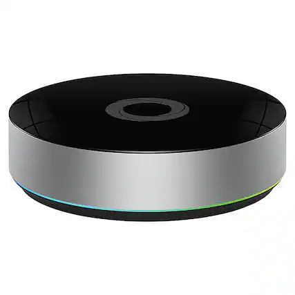 Front. Homey - Bridge Universal Smart Home Hub - Silver.