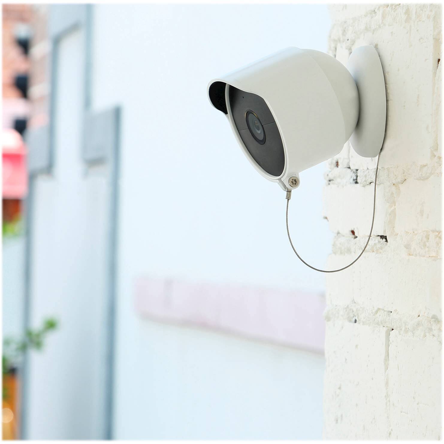 Alt View 12. Wasserstein - Anti-Theft Mount for Google Nest Cam (Battery) - White.