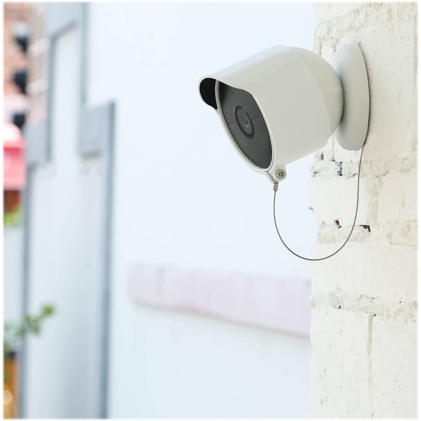 Alt View 15. Wasserstein - Anti-Theft Mount for Google Nest Cam (Battery) - White.