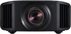 Front. JVC - JVC DLA-NZ9 D-ILA Laser Projector, 3000 Lumen,100K:1 Native Contrast, 8K/60P, 4K/120P HDMI Inputs, 100 mm All Glass Lens - Black.