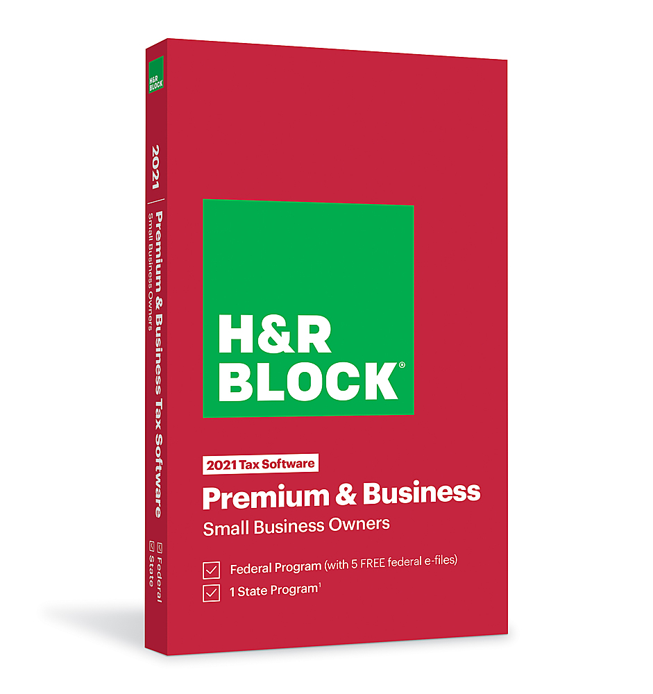 H&R Block Tax Software Premium&Business 2021 - Windows