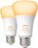 Alt View Zoom 11. Philips - Geek Squad Certified Refurbished Hue White Ambiance A19 Bluetooth 75W Smart LED Bulbs (2-Pack).
